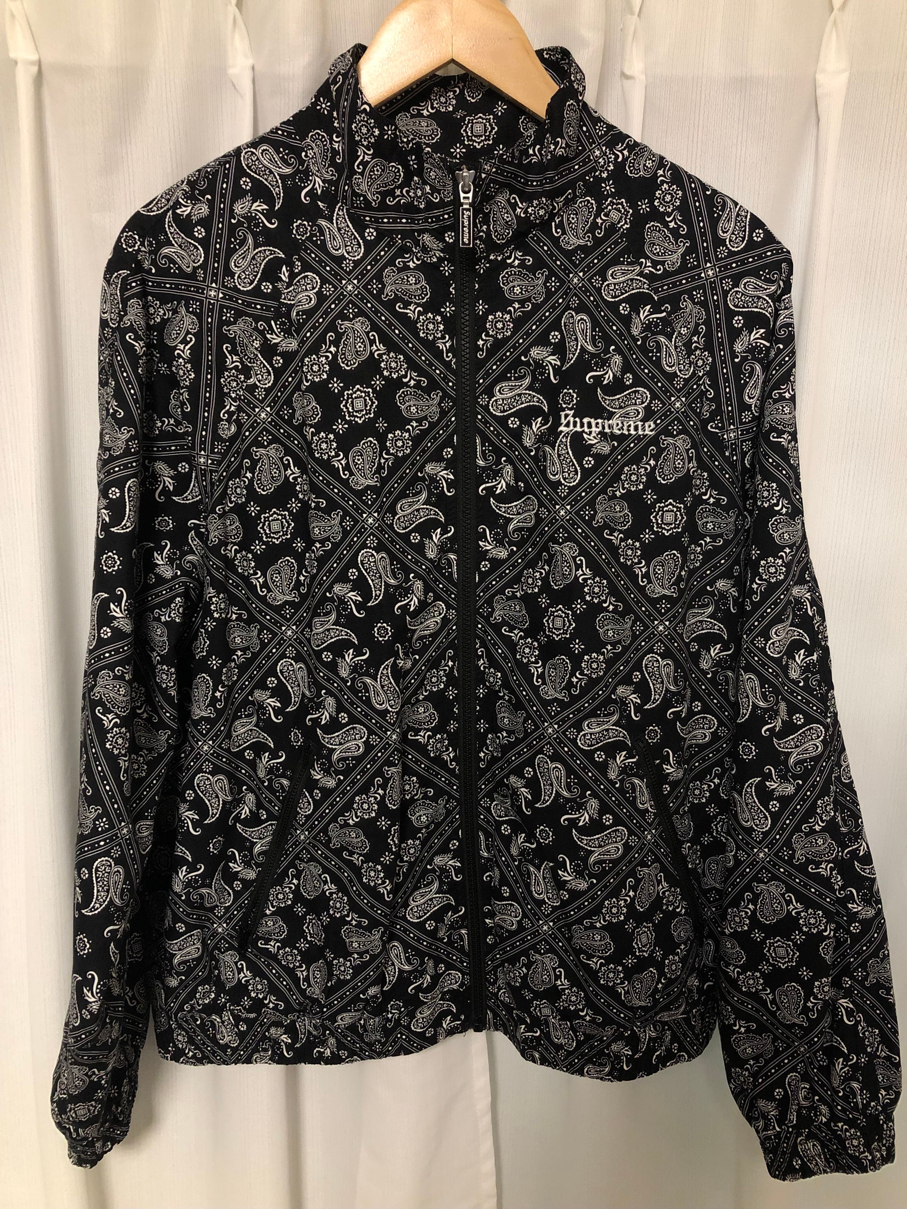 Supreme Bandana Track Jacket "Black"