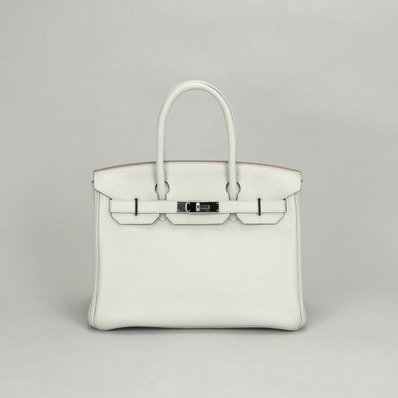 エルメス HERMES バーキン30 バーキン 30 バッグ トートバッグ トリヨンクレマンス パールグレー Pearl Gray グレー Gray シルバー金具 ハンドバッグ