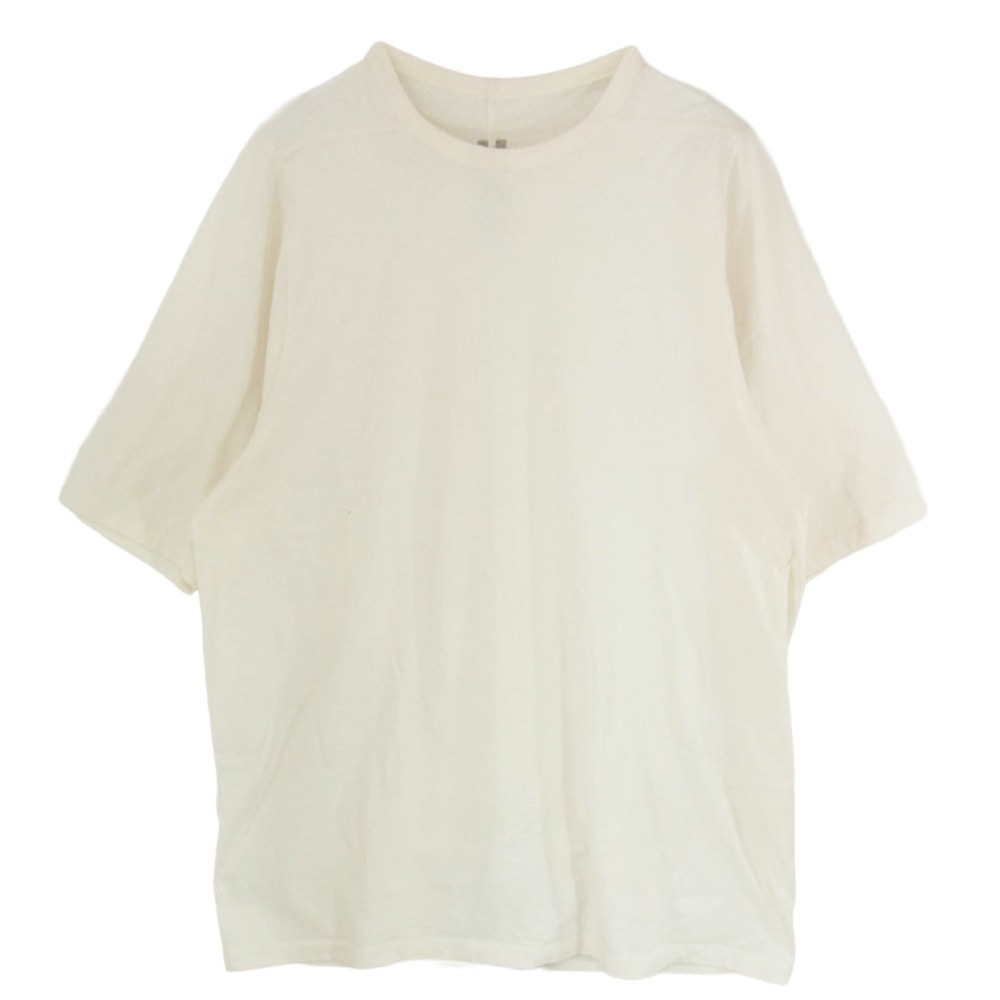 Rick Owens リックオウエンス Tシャツ 25SS RU01E5274-JNC Jumbo SS T-Shirt  ハリウッド ジャンボ 半袖 オーバーサイズ Tシャツ オフホワイト系 S【中古】