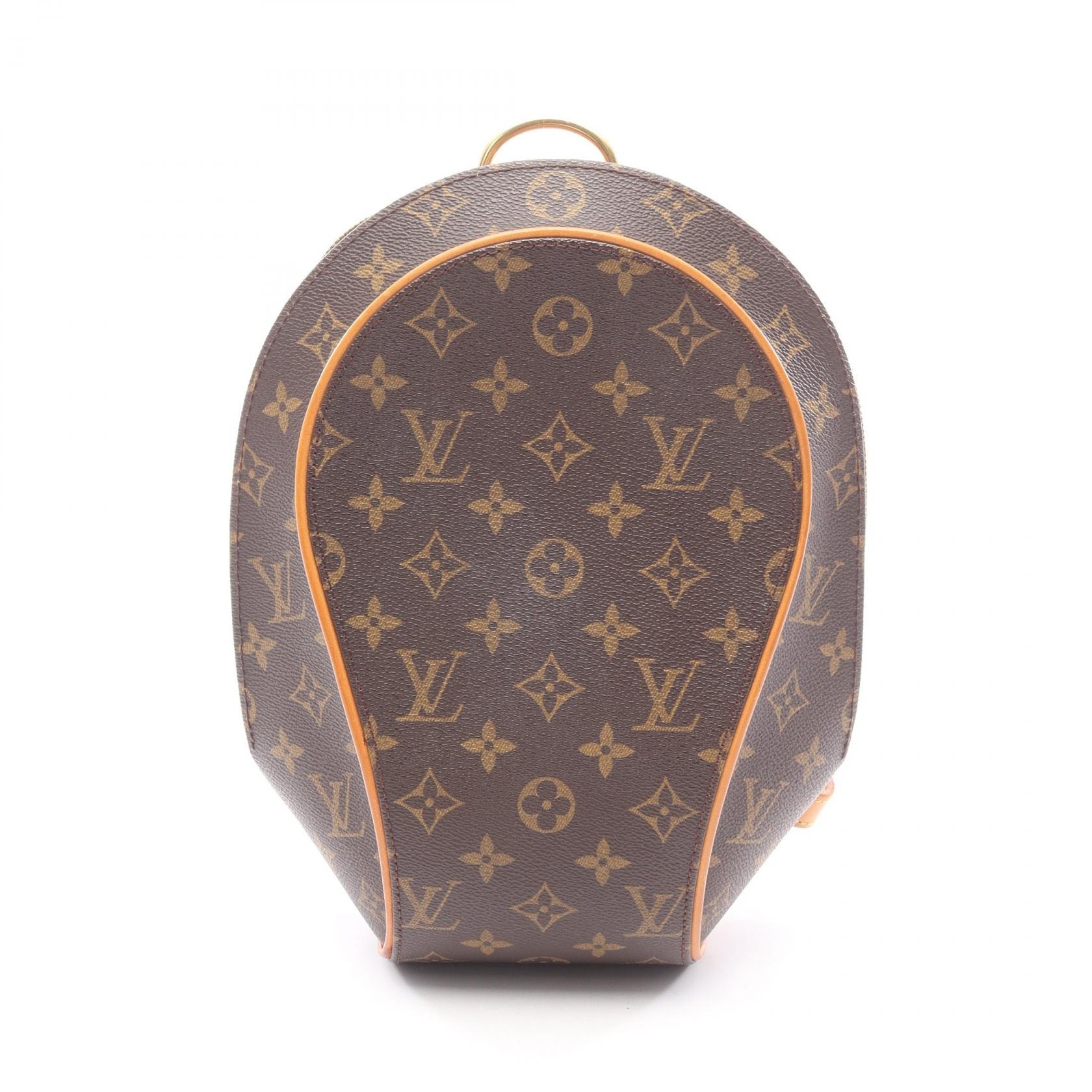 ルイ・ヴィトン LOUIS VUITTON エリプス サックアド リュックサック バックパック バッグ PVCコーティングキャンバス レザー モノグラム レディース ブラウン系 M51125 【中古】