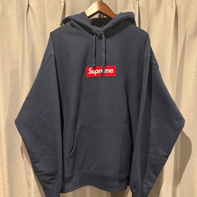 Supreme Box Logo Hooded Sweatshirt "Navy" (24FW)