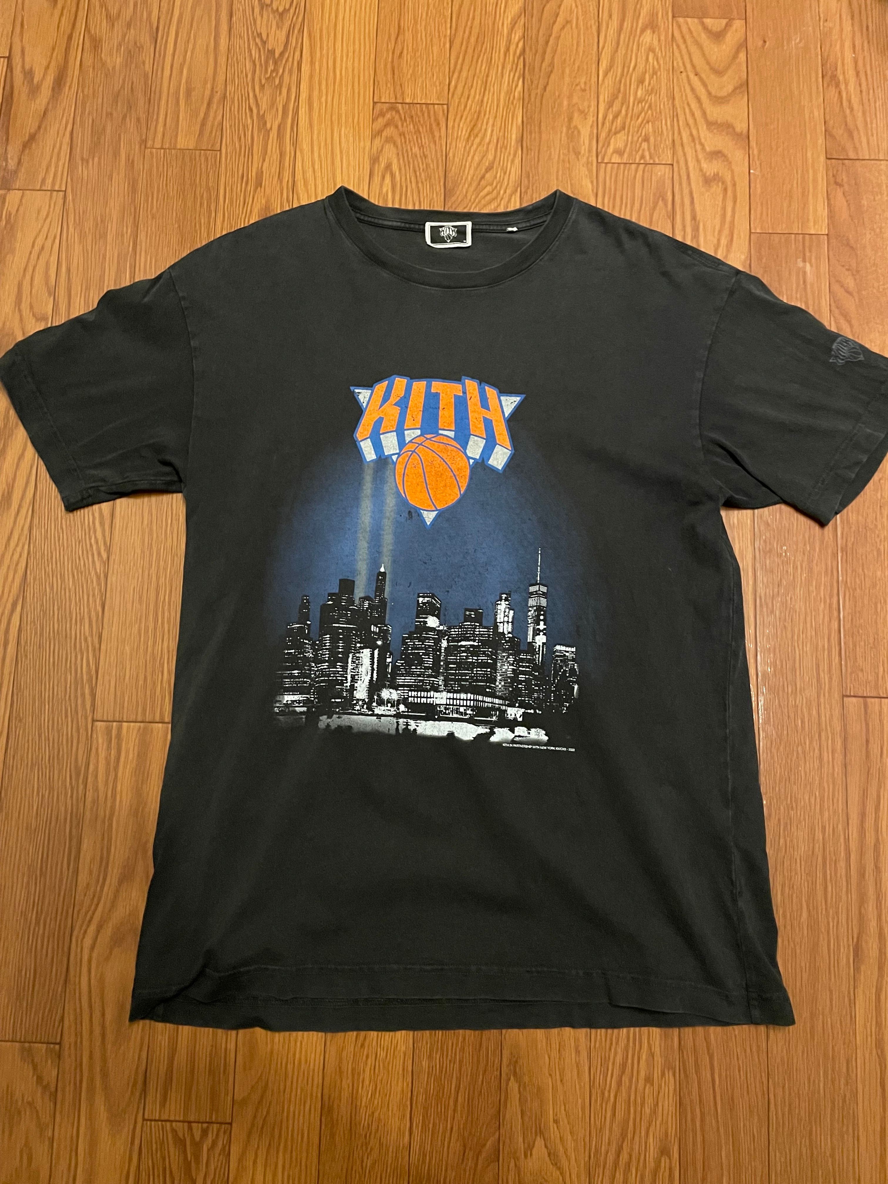 Kith x New York Knicks City Vintage Tee "Black"