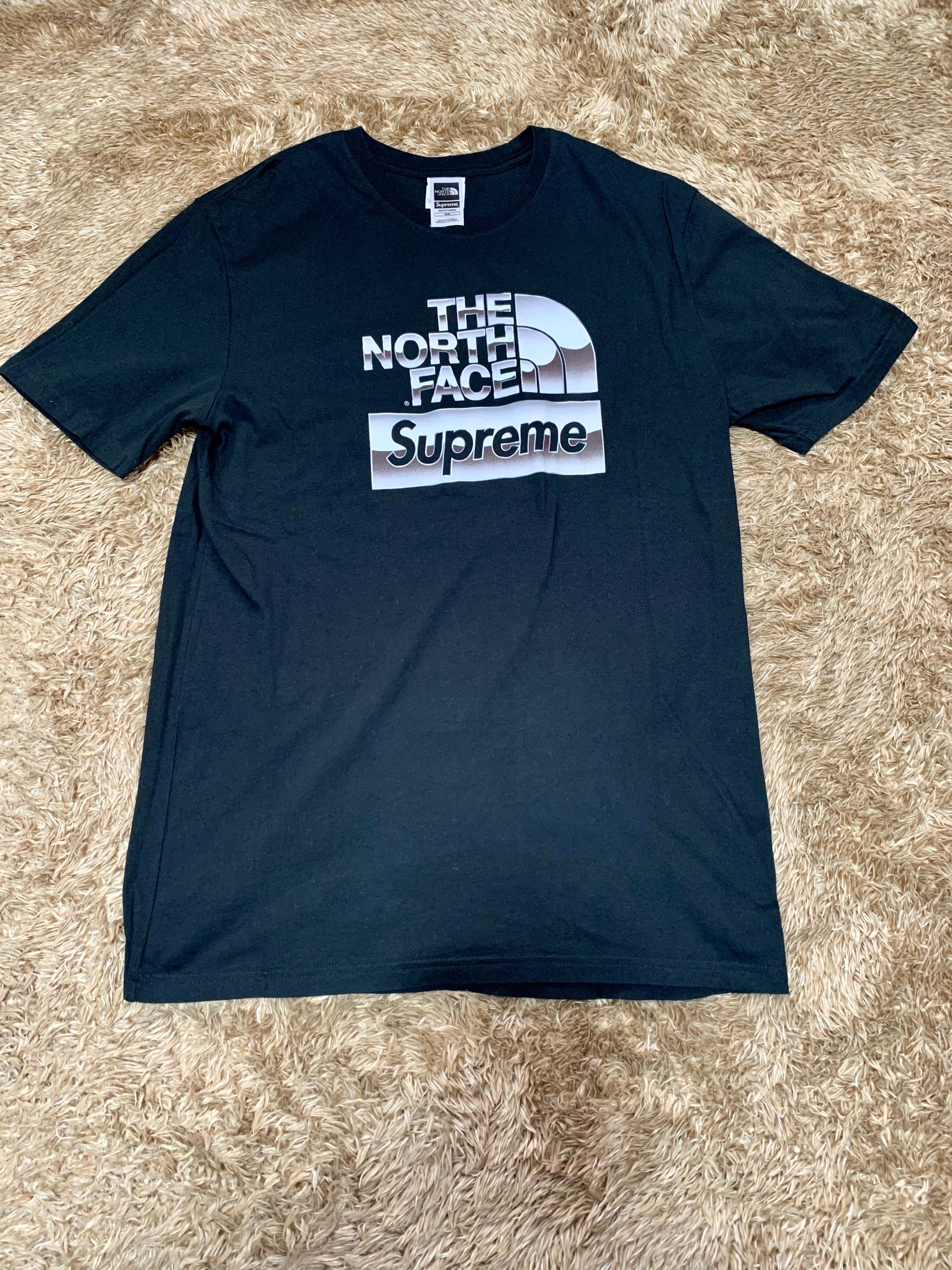Supreme x The North Face Metallic Logo T-Shirt "Black"