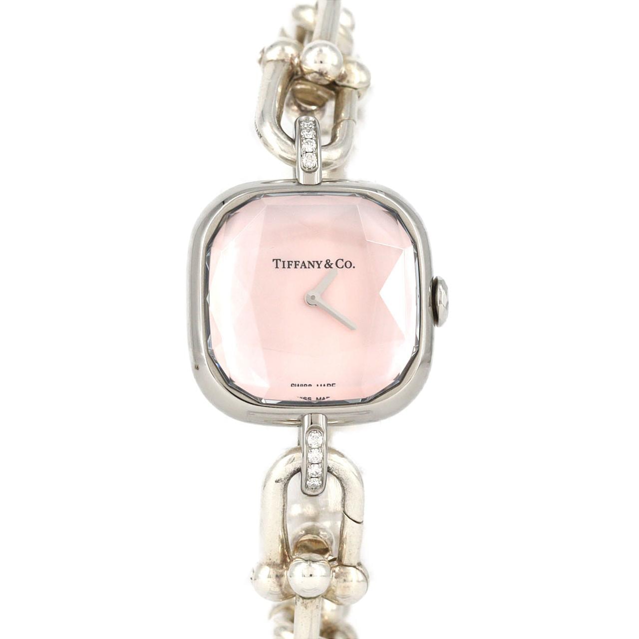 【ノーメンテナンス還元価格】ティファニー ハードウェア・ラグD ブレスサイズミディアム SS クォーツ