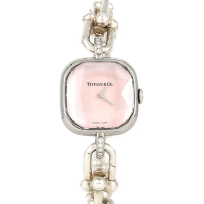 【ノーメンテナンス還元価格】ティファニー ハードウェア・ラグD ブレスサイズミディアム SS クォーツ