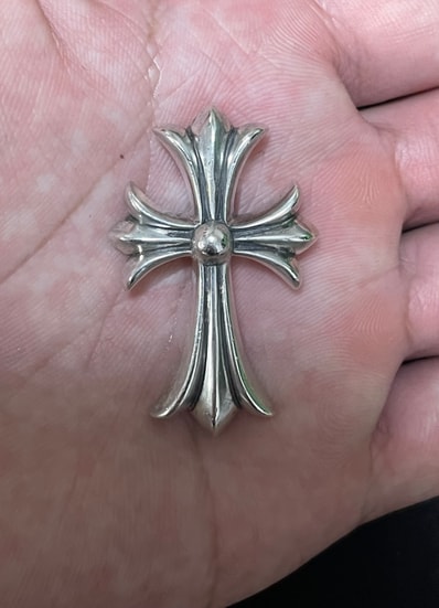 Chrome Hearts CH Cross Small Charm "Silver"