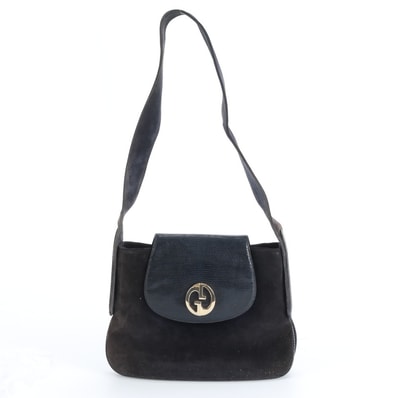 グッチ オールドグッチショルダーバッグ リザード レザー