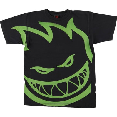 古着 90年代 スピットファイア SPITFIRE 大判プリント サーフ スケートTシャツ USA製 メンズM相当 ヴィンテージ/eaa578173