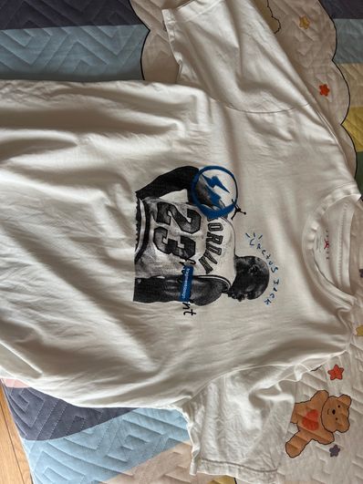 Air Jordan Travis Scott Fragment Tee "White"