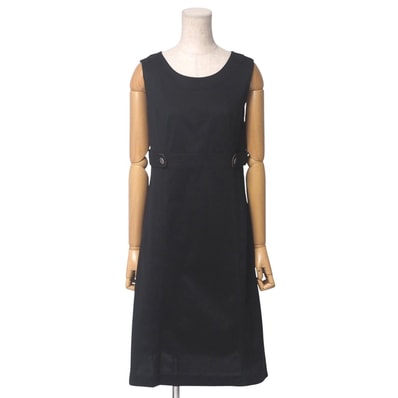 BURBERRY バーバリー ワンピース サイズ40 ノースリーブ コットンワンピース ブランド古着【中古】20250603/RA4982