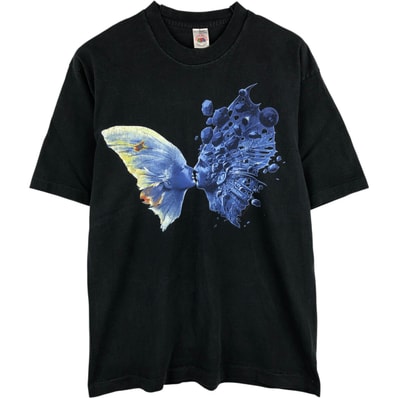 古着 90年代 フルーツオブザルーム FRUIT OF THE LOOM WOJCIECH SIUDMAK ヴォイテク シウドマク BOSTON ボストン アートTシャツ USA製 メンズL相当 ヴィンテージ/eaa616524