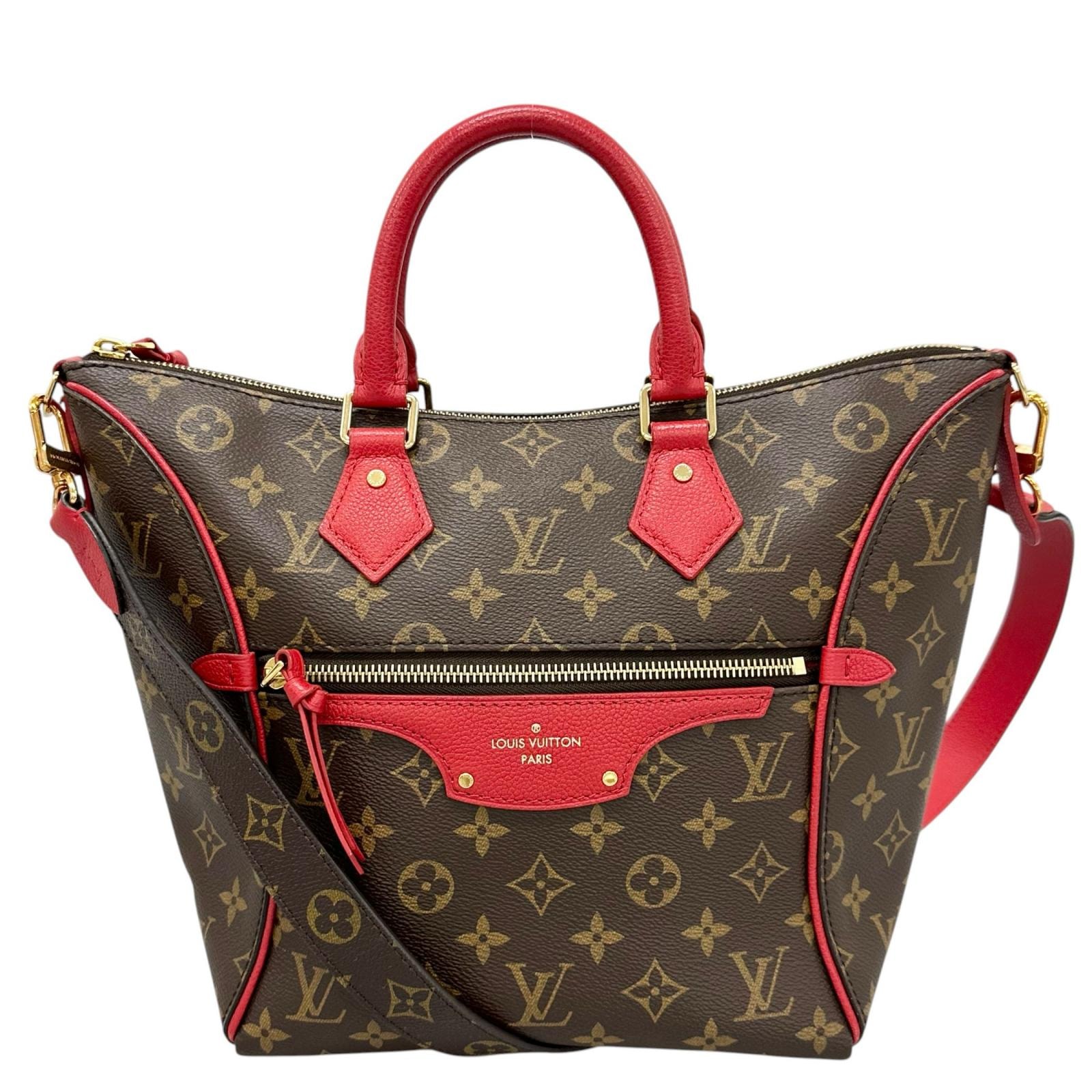 美品 LOUIS VUITTON ルイ・ヴィトン モノグラム トゥルネルPM M44027 ハンドバッグ モノグラムキャンバス ブラウン レディース【中古】