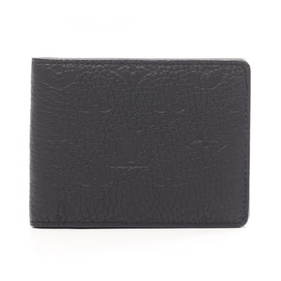 ルイ・ヴィトン LOUIS VUITTON ポルトフォイユ ミュルティプル 二つ折り財布 財布 トリヨンレザー モノグラム・トリヨンレザー ノワール メンズ ブラック系 M82072 【中古】