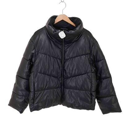 リラックス フェイクレザー パファージャケット【1142271170606】