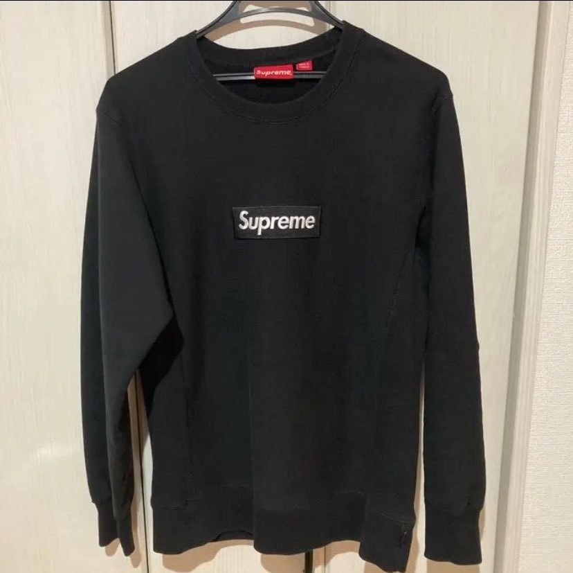 Supreme Box Logo Crewneck Sweatshirt "Black" (18FW)