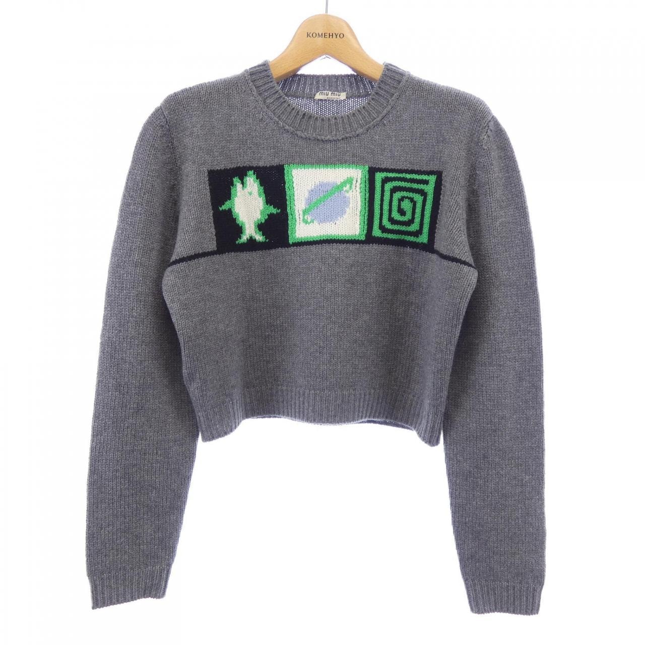 ミュウミュウ MIU MIU MMN935 1NIA ニット