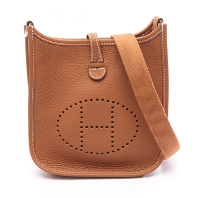 エルメス HERMES エヴリンアマゾンTPM ゴールド ショルダーバッグ バッグ トリヨンクレマンス トリヨンクレマンス レディース ブラウン系 【中古】
