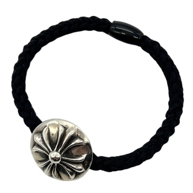CHROME HEARTS クロムハーツ シルバー クロスボール ヘアゴム 41407