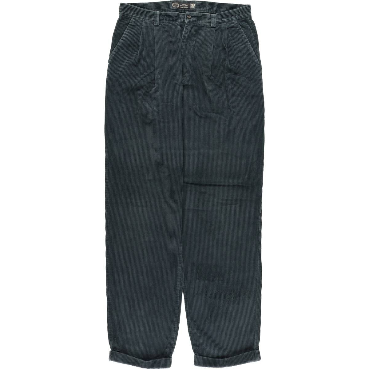 古着 90年代 ギャップ GAP RELAXED FIT オールドギャップ ツータック 太畝 コーデュロイパンツ メンズw36相当/eaa606368