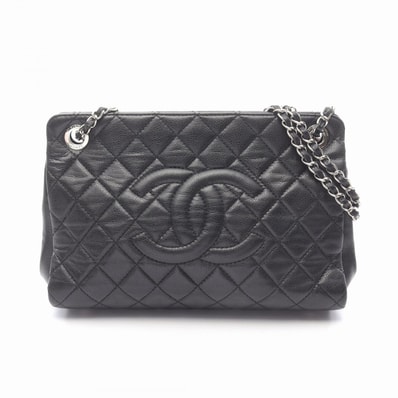 シャネル CHANEL マトラッセ ショルダーバッグ バッグ キャビアスキン(グレインドカーフ) レディース ブラック系 【中古】