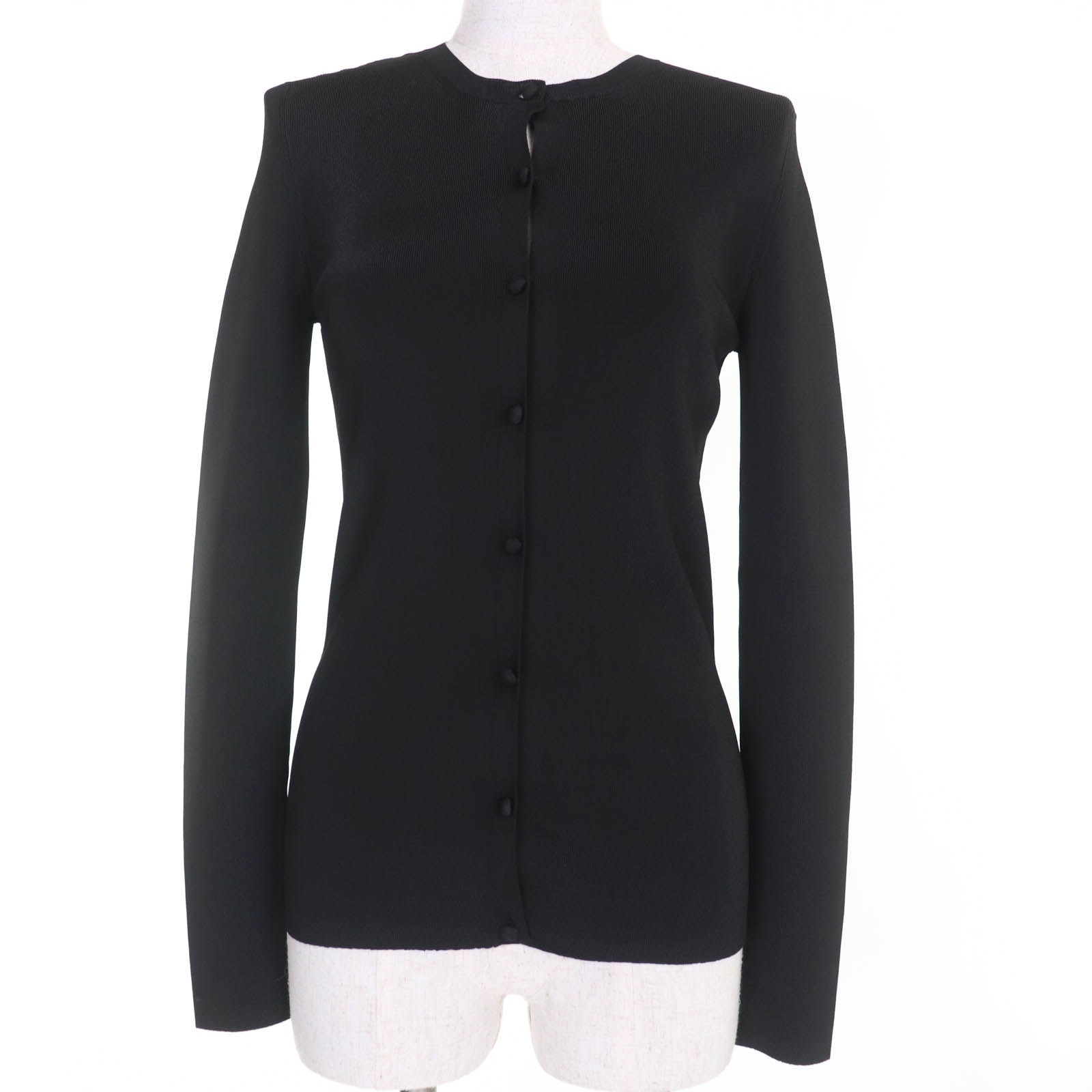極美品 バレンシアガ
 カーディガン ブラック レディース M 620997
