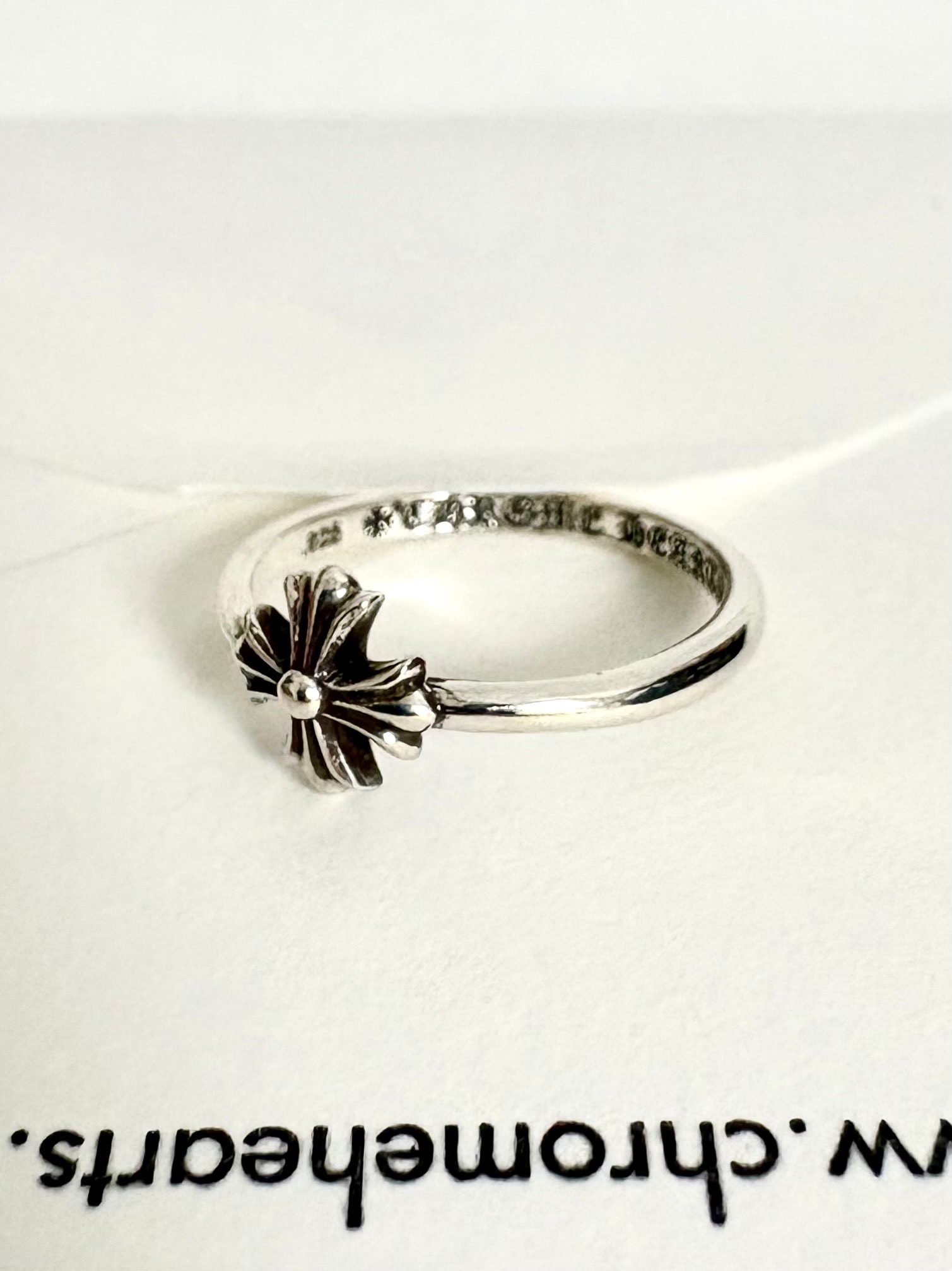 Chrome Hearts Bubble Gum Ring CH Plus "Silver"