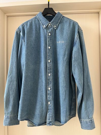 Supreme Classic Logo Denim Shirt "Light Blue"