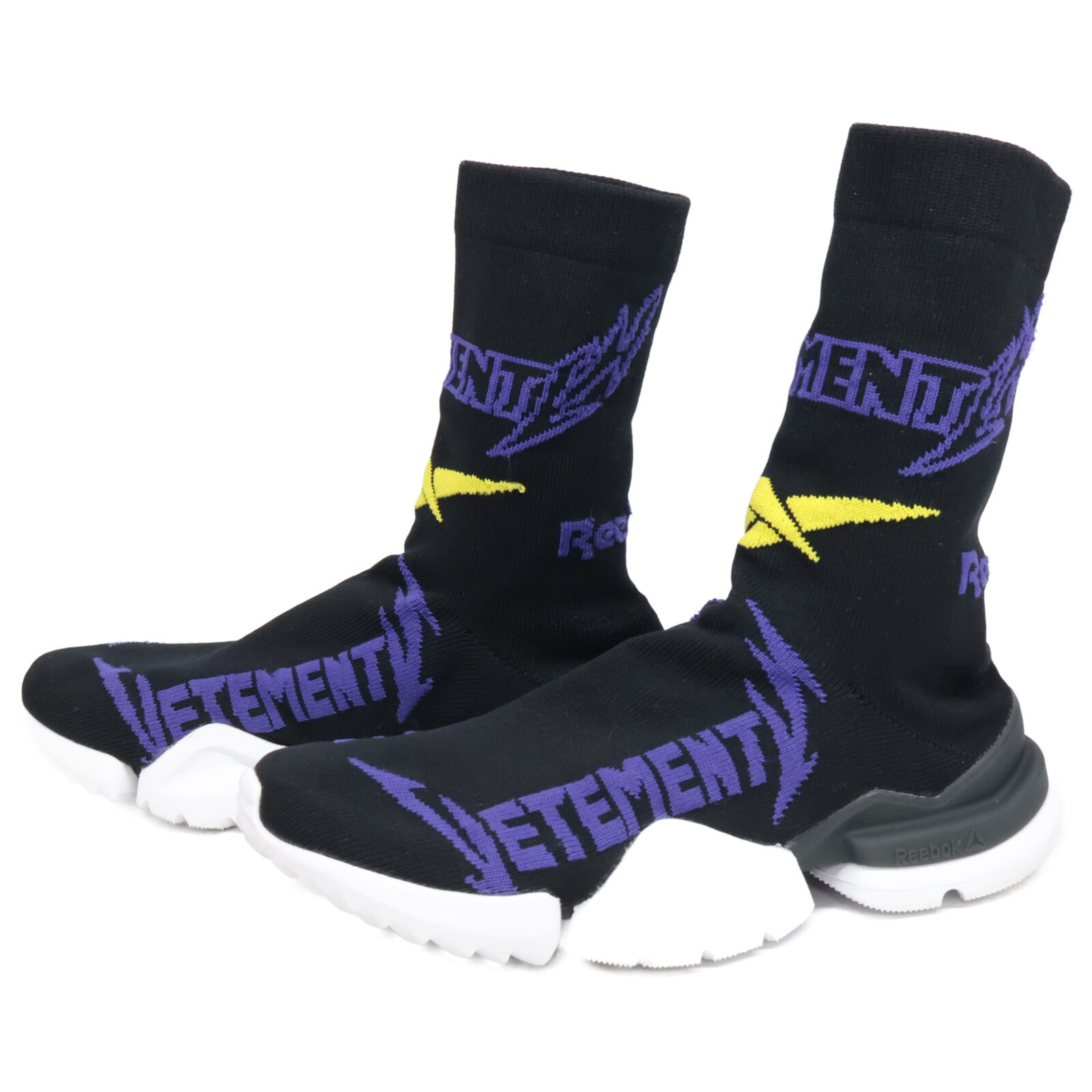 ヴェトモン xReebok リーボック【美品】CN7273 Metal Sock Boots ソックブーツ/ 23.5