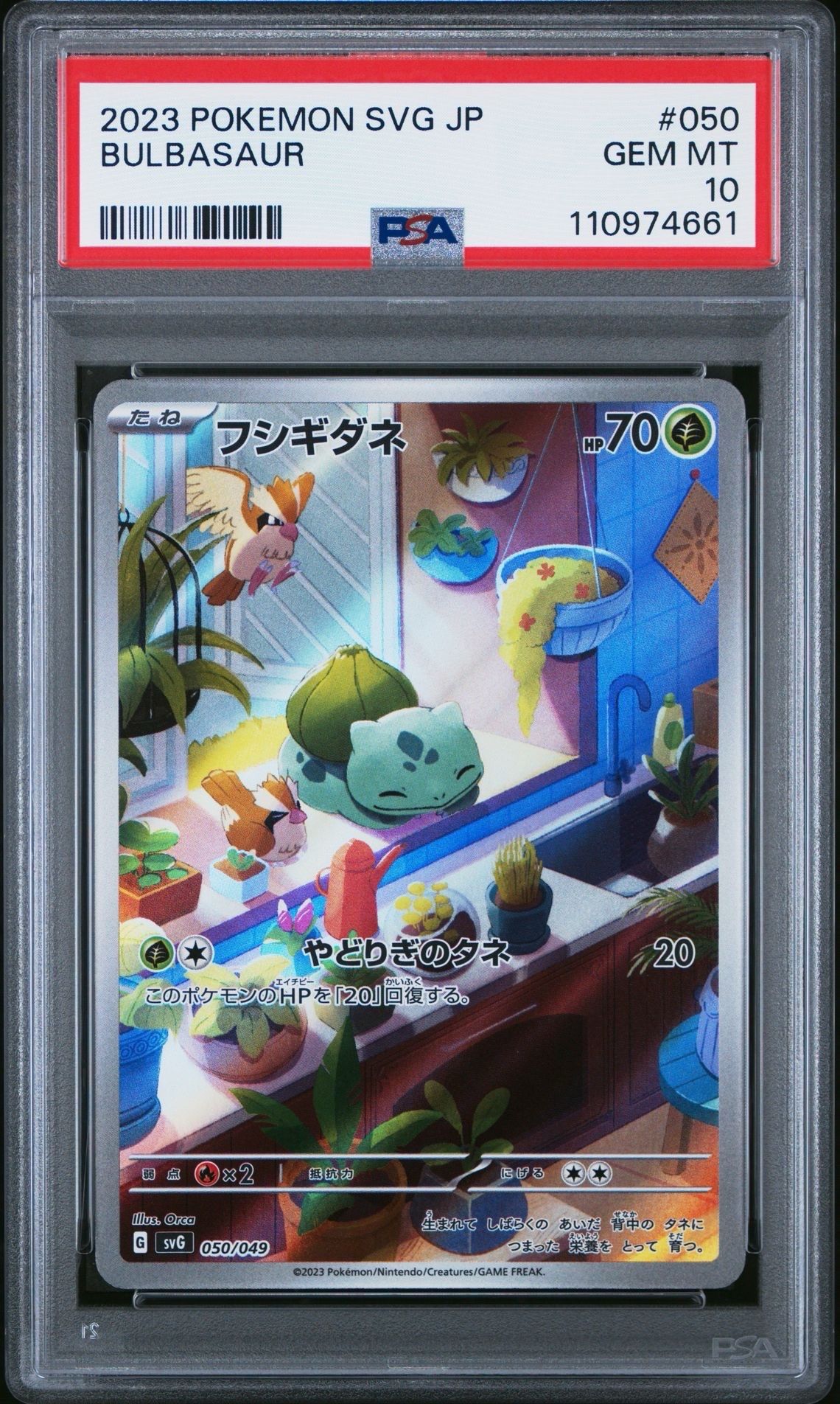 フシギダネ :フルイラスト [SVG 050/049](スペシャルデッキセットex「フシギバナ・リザードン・カメックス」)