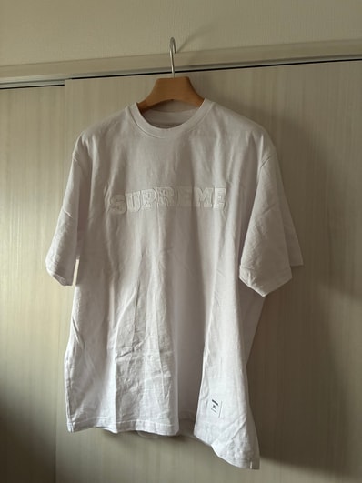 Supreme Collegiate Applique S/S Top "White"