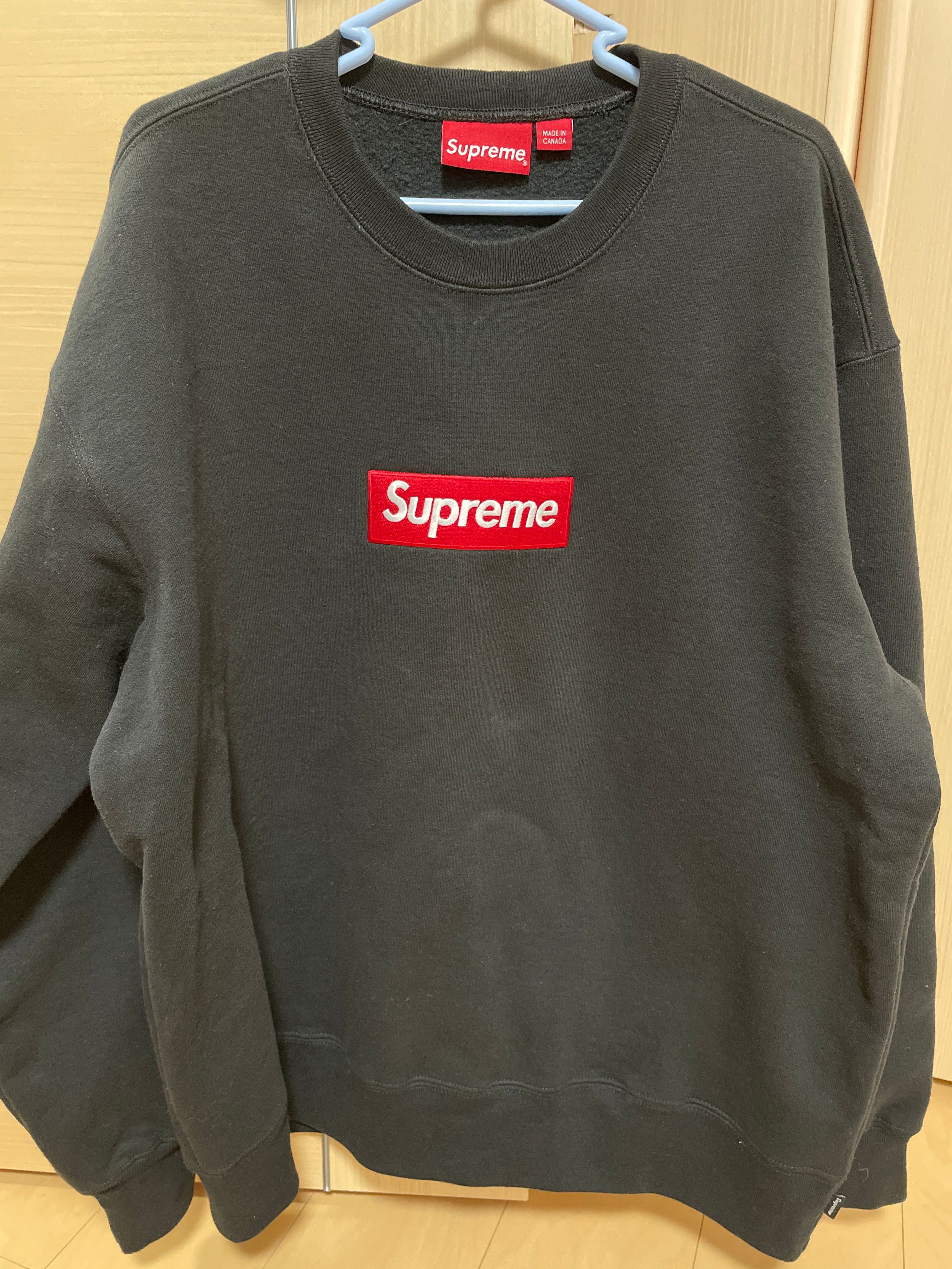 Supreme Box Logo Crewneck "Black" (22FW)