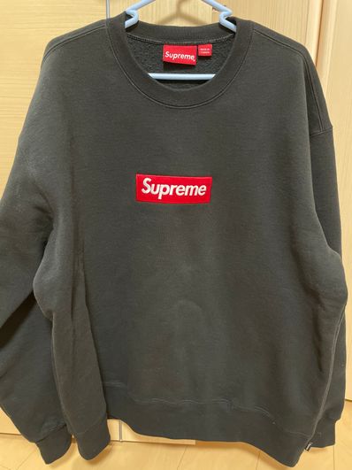 Supreme Box Logo Crewneck "Black" (22FW)