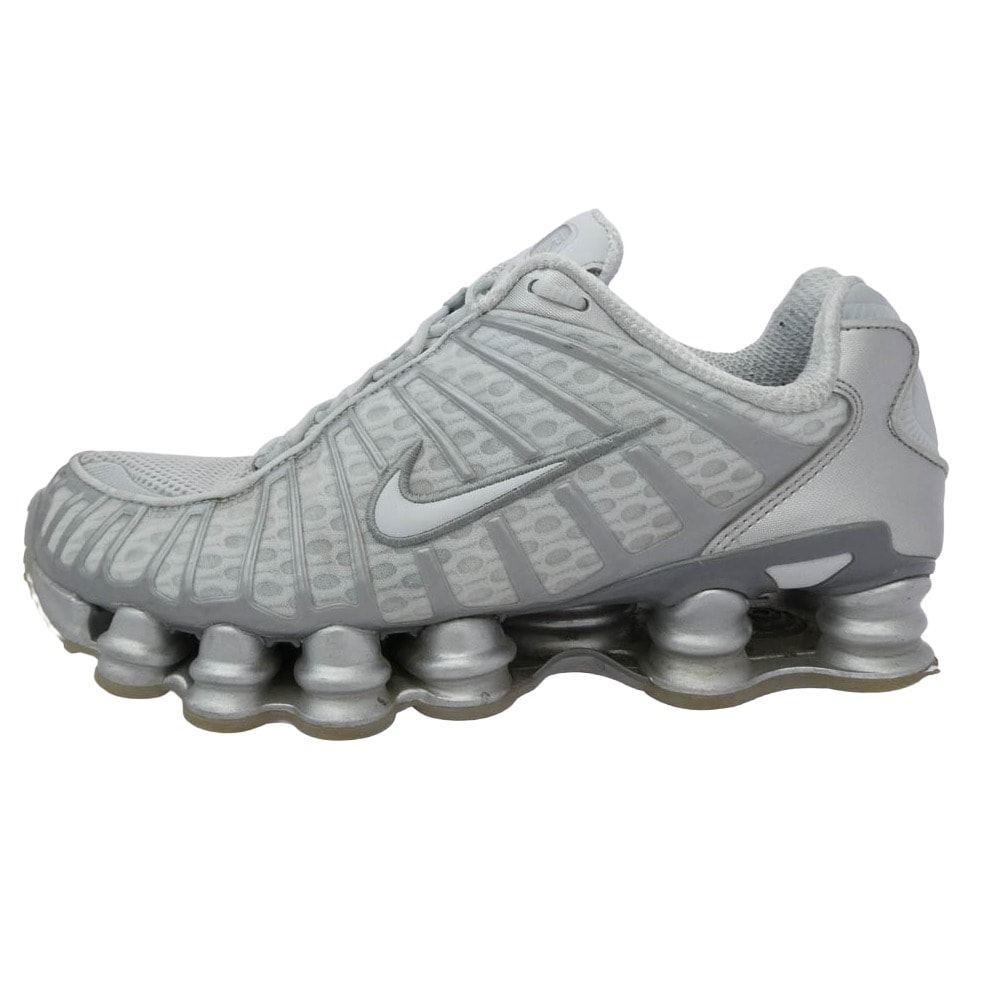 NIKE ナイキ スニーカー Women's Shox TL Pure Platinum and Metallic Silver ウィメンズ ショックス TL ピュアプラチナム アンド メタリックシルバー ローカット スニーカー シルバー系 27【中古】