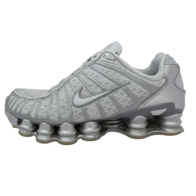 NIKE ナイキ スニーカー Women's Shox TL Pure Platinum and Metallic Silver ウィメンズ ショックス TL ピュアプラチナム アンド メタリックシルバー ローカット スニーカー シルバー系 27【中古】