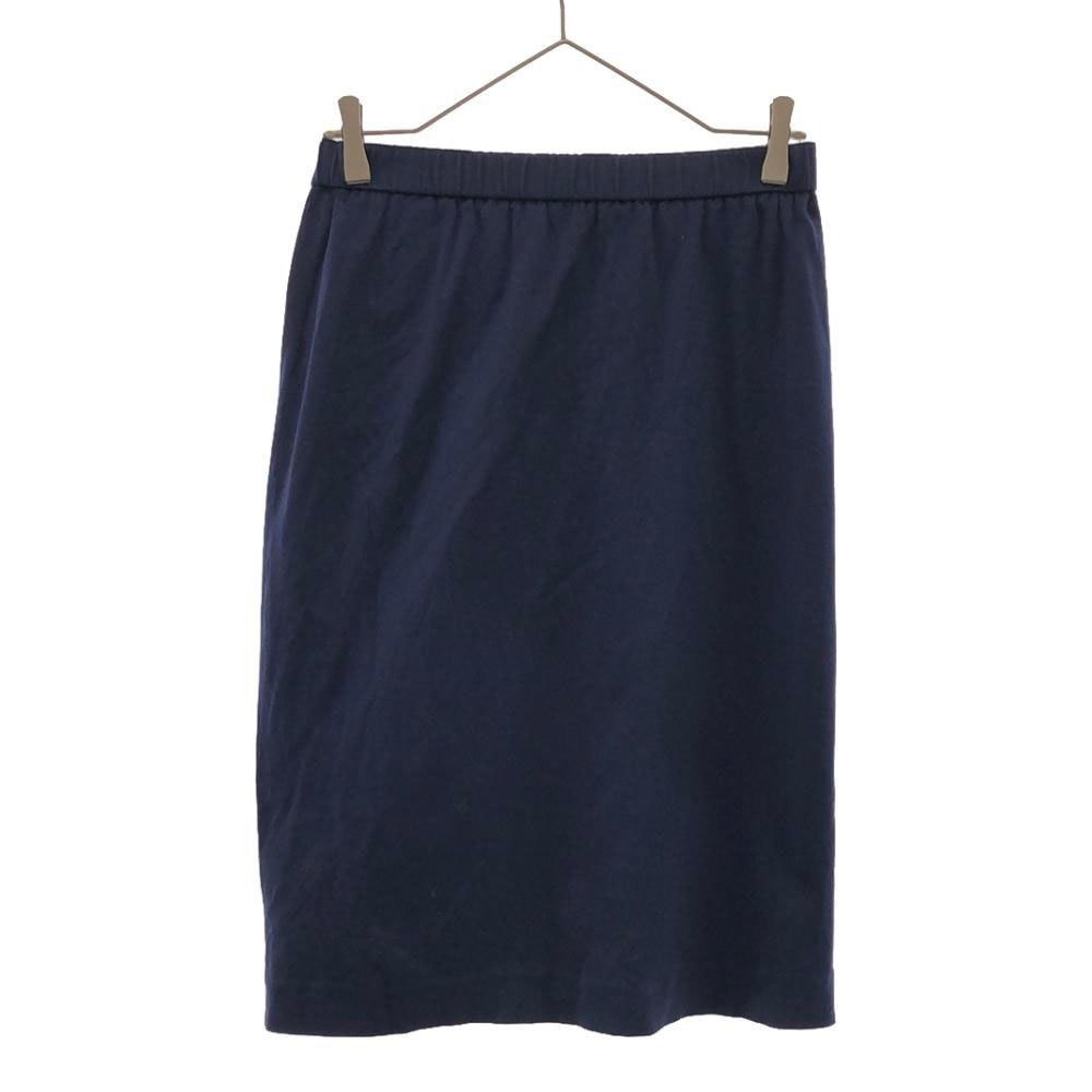 YVES SAINT LAURENT イヴサンローラン 90s ミディ丈 タイトスカート 9 ブルー オールド