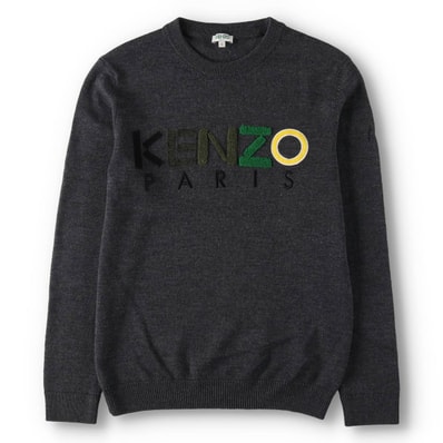 古着 ケンゾー KENZO ウールニットセーター メンズS相当/daa000079