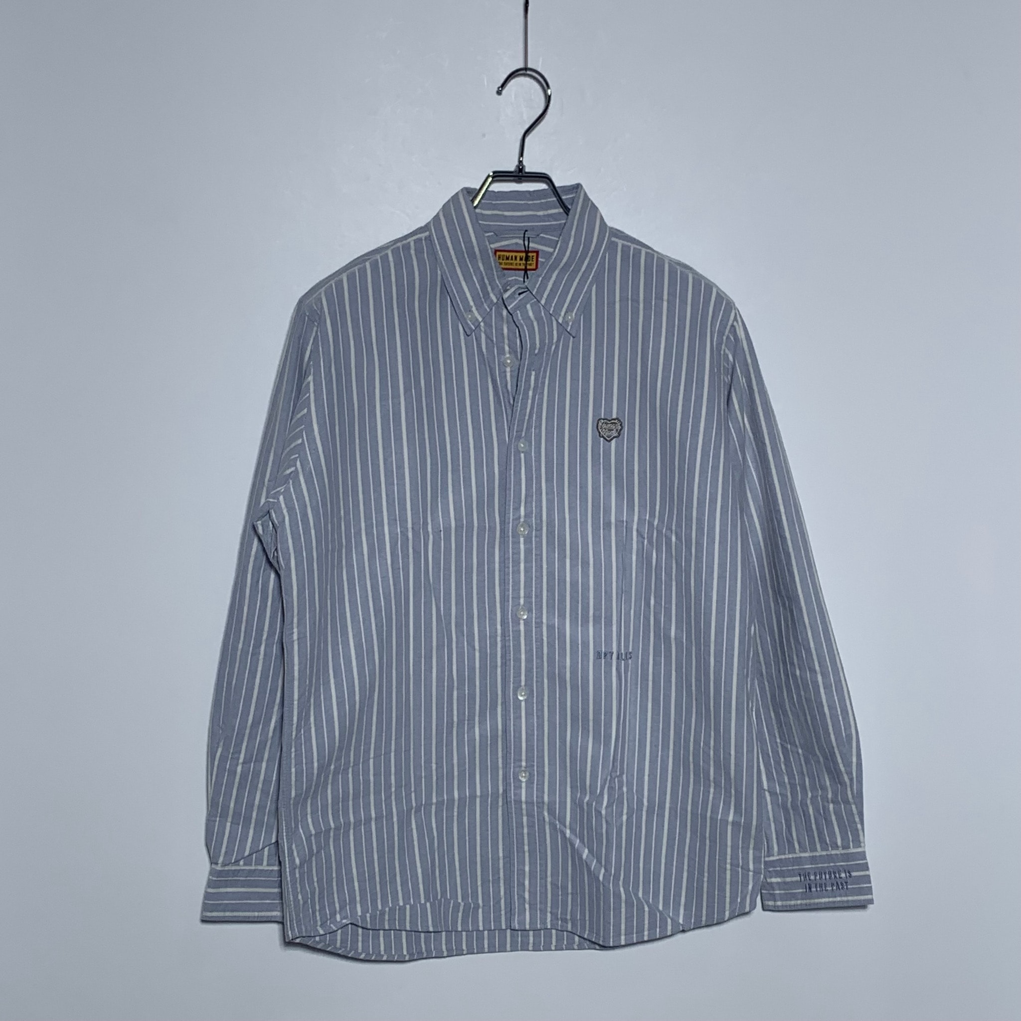HUMAN MADE Stripe OX B.D Shirt "Blue"