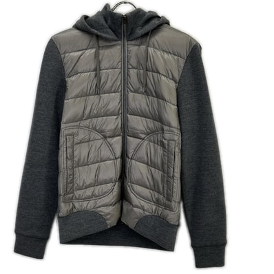 ヘルノ JP003UR ウォーターレペレントナイロンライトダウンハイブリッド フーディーブルゾン 46