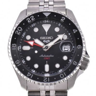 セイコー SEIKO 4R34-00A0 セイコー 5スポーツ GMT 自動巻き メンズ N#145432