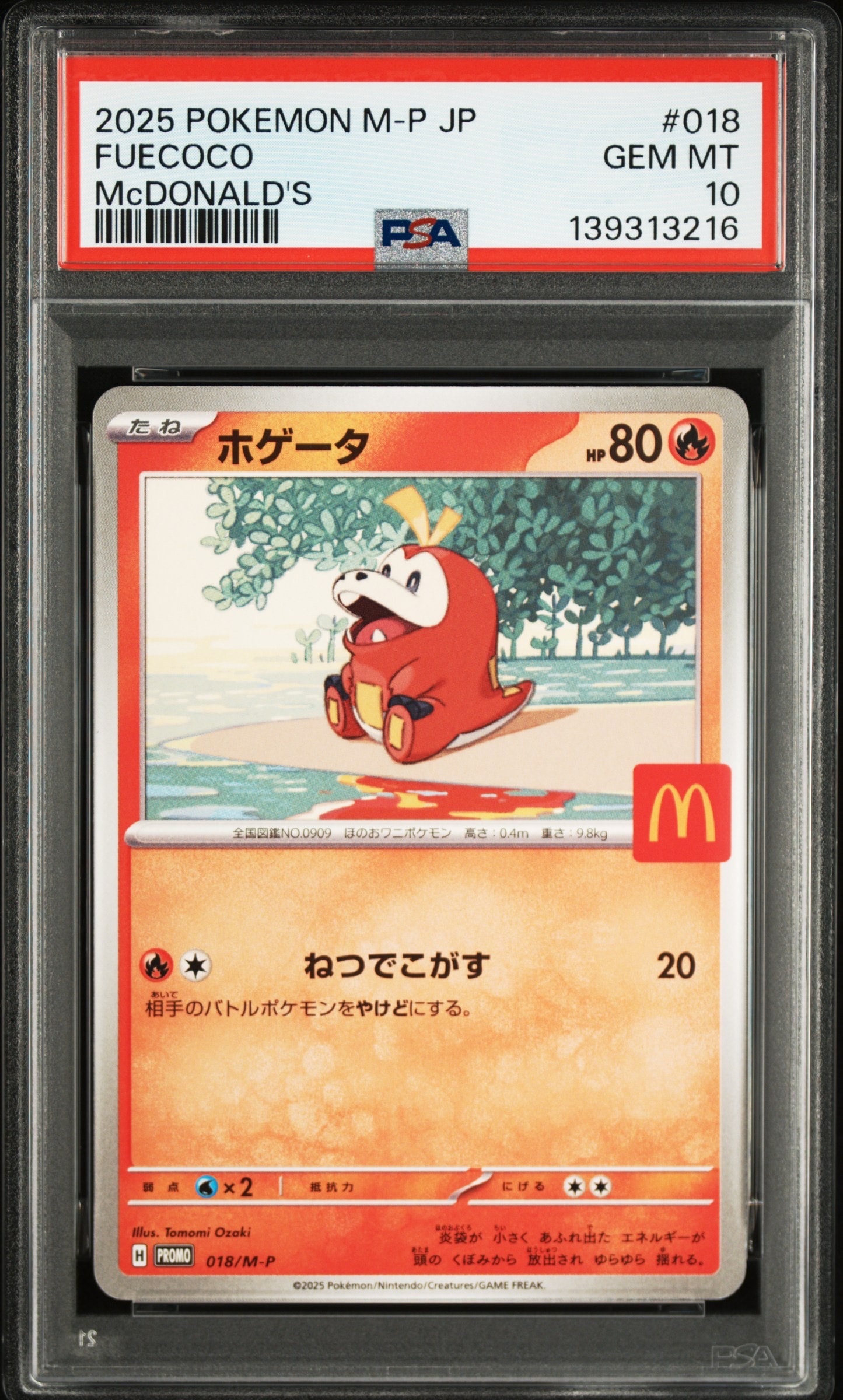 【PSA10】マクドナルド プロモ　3点セット PSA10】ホゲータ P [M-P 018](プロモカードパック「マクドナルド