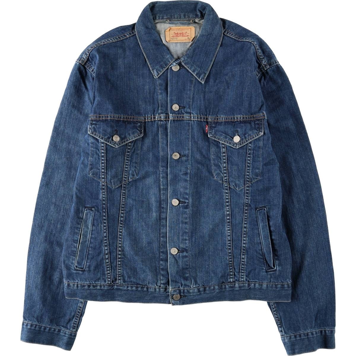 古着 リーバイス Levi's 72510-0011 ユーロモデル デニムジャケット Gジャン メンズXL相当/eaa663765