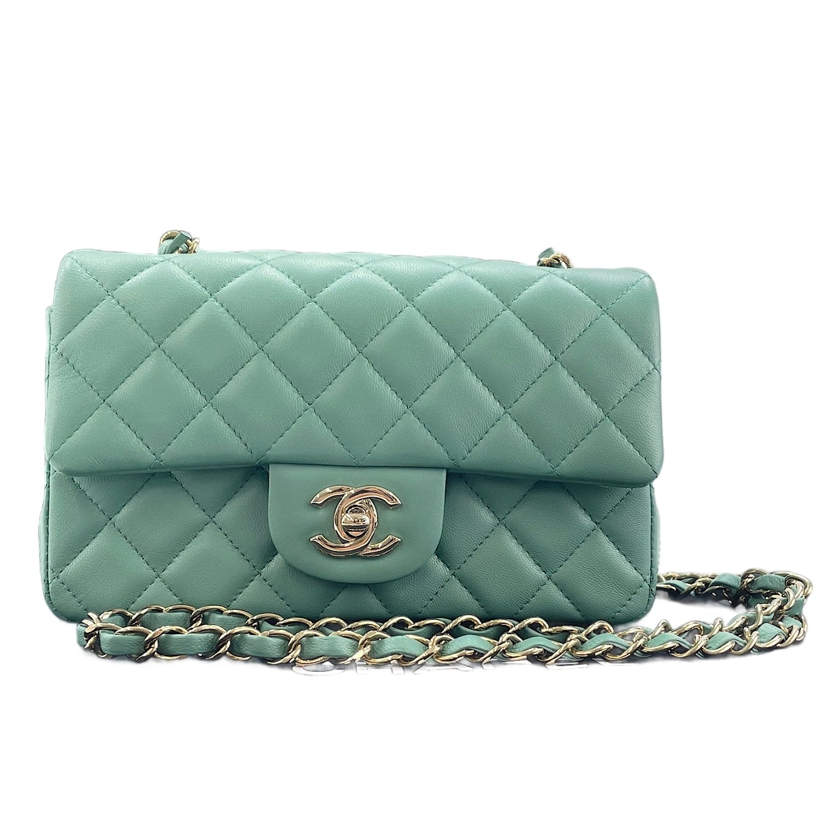 シャネル CHANEL ラムスキン ミニマトラッセ ショルダーバッグ【中古】