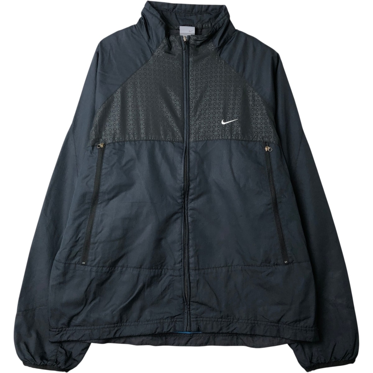 古着 90~00年代 ナイキ NIKE ATHLETIC 72 総柄 ウインドブレーカー メンズL相当/eaa619159