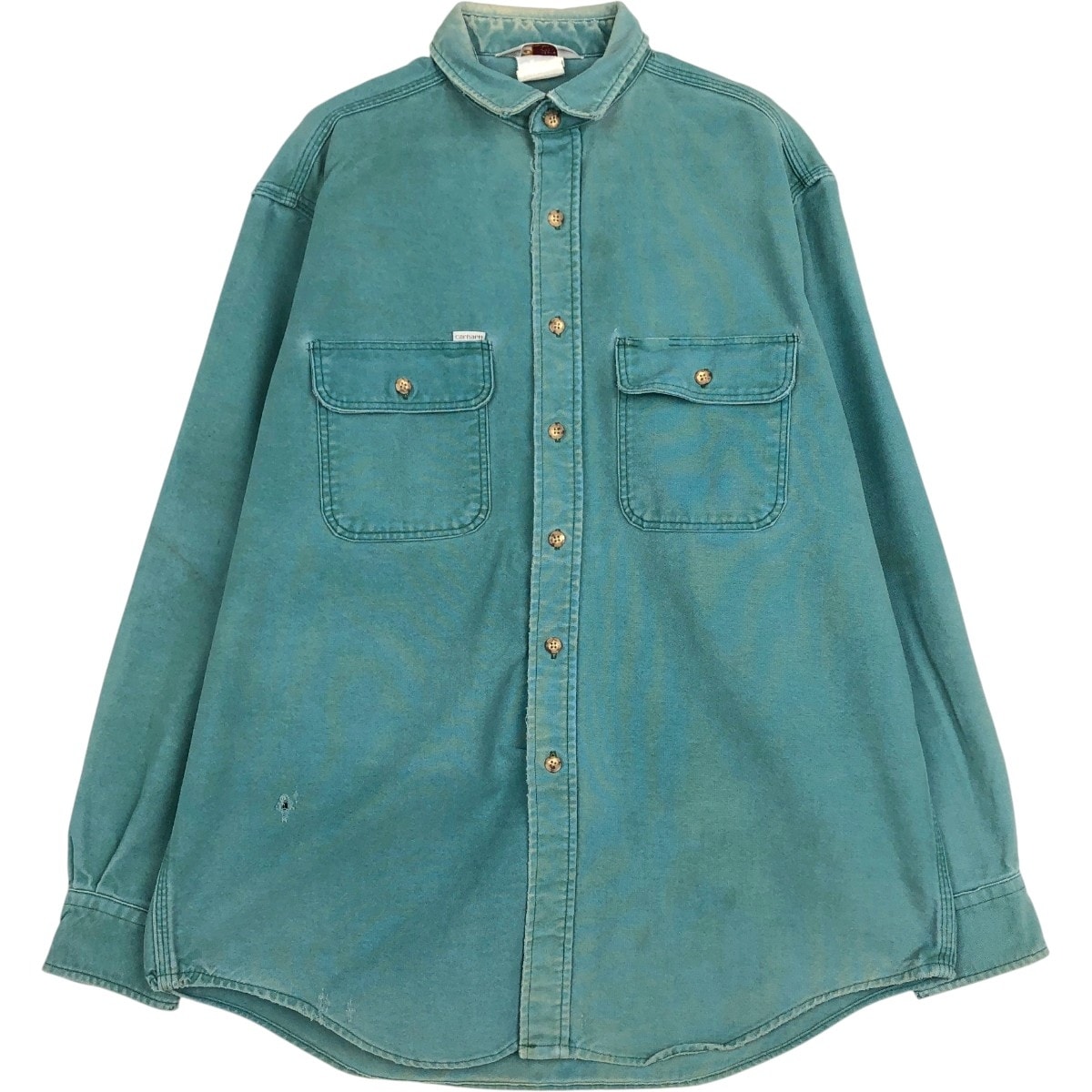 古着 90年代 カーハート Carhartt 長袖 ダックワークシャツ メンズXL相当 ヴィンテージ/eaa674896