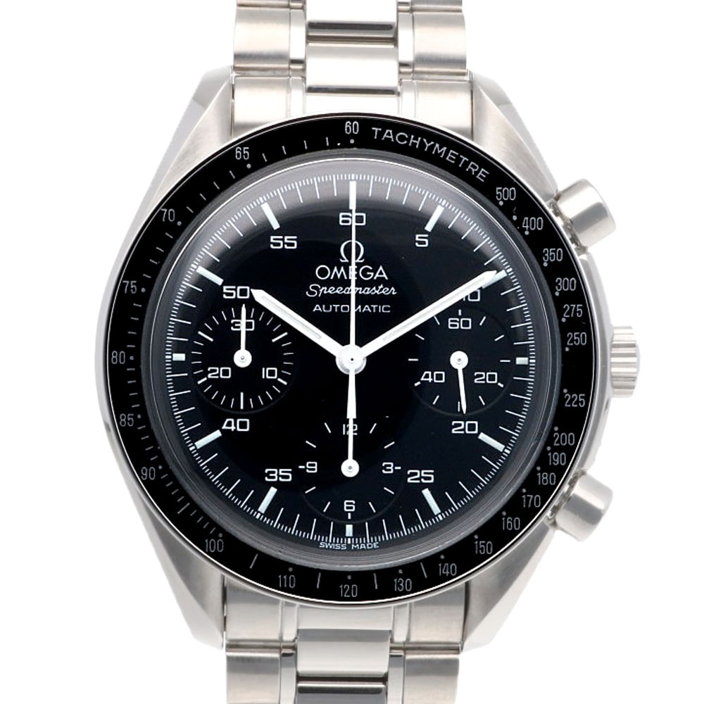 オメガ スピードマスター 腕時計 時計 ステンレススチール 35105000 自動巻き メンズ 1年保証 OMEGA  中古