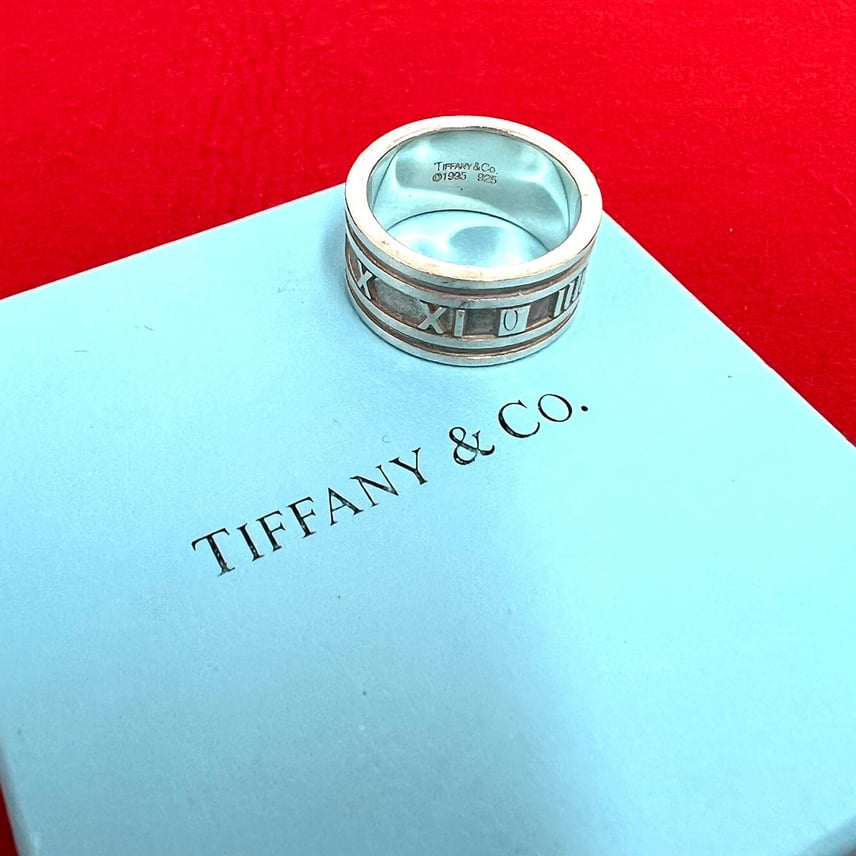 B (目立った傷や汚れなし)】TIFFANY&Co. ティファニー アトラス ワイド B (目立った傷や汚れなし)】TIFFANY&Co. ティファニー アトラス ワイド
