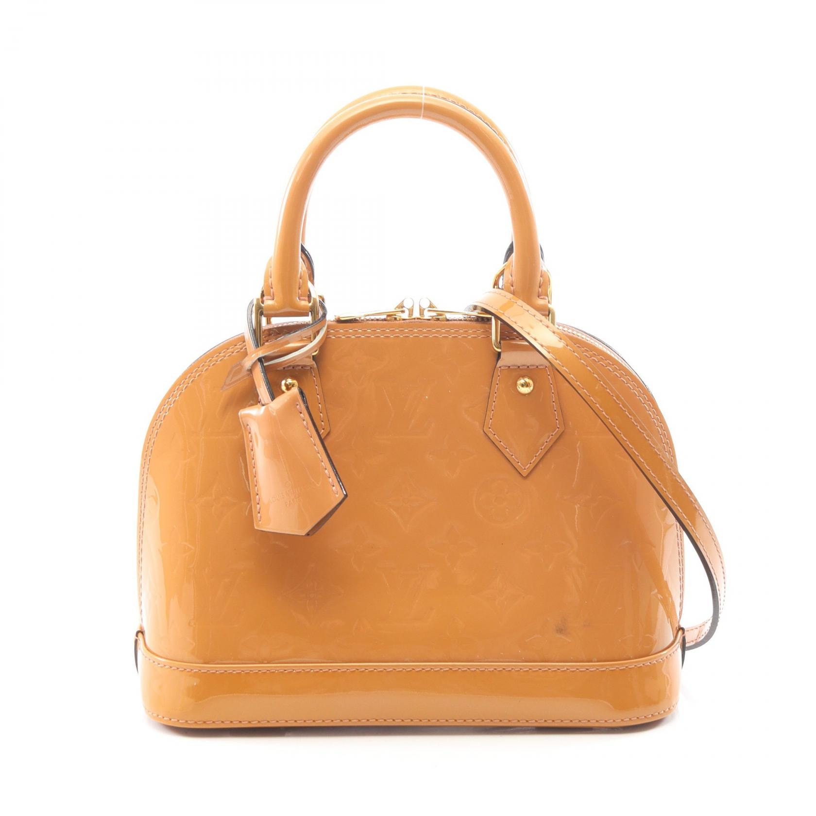 ルイ・ヴィトン LOUIS VUITTON アルマBB 2WAY ハンドバッグ バッグ レザー ヴェルニ ローズヴェルール レディース ピンク系 M91585 【中古】