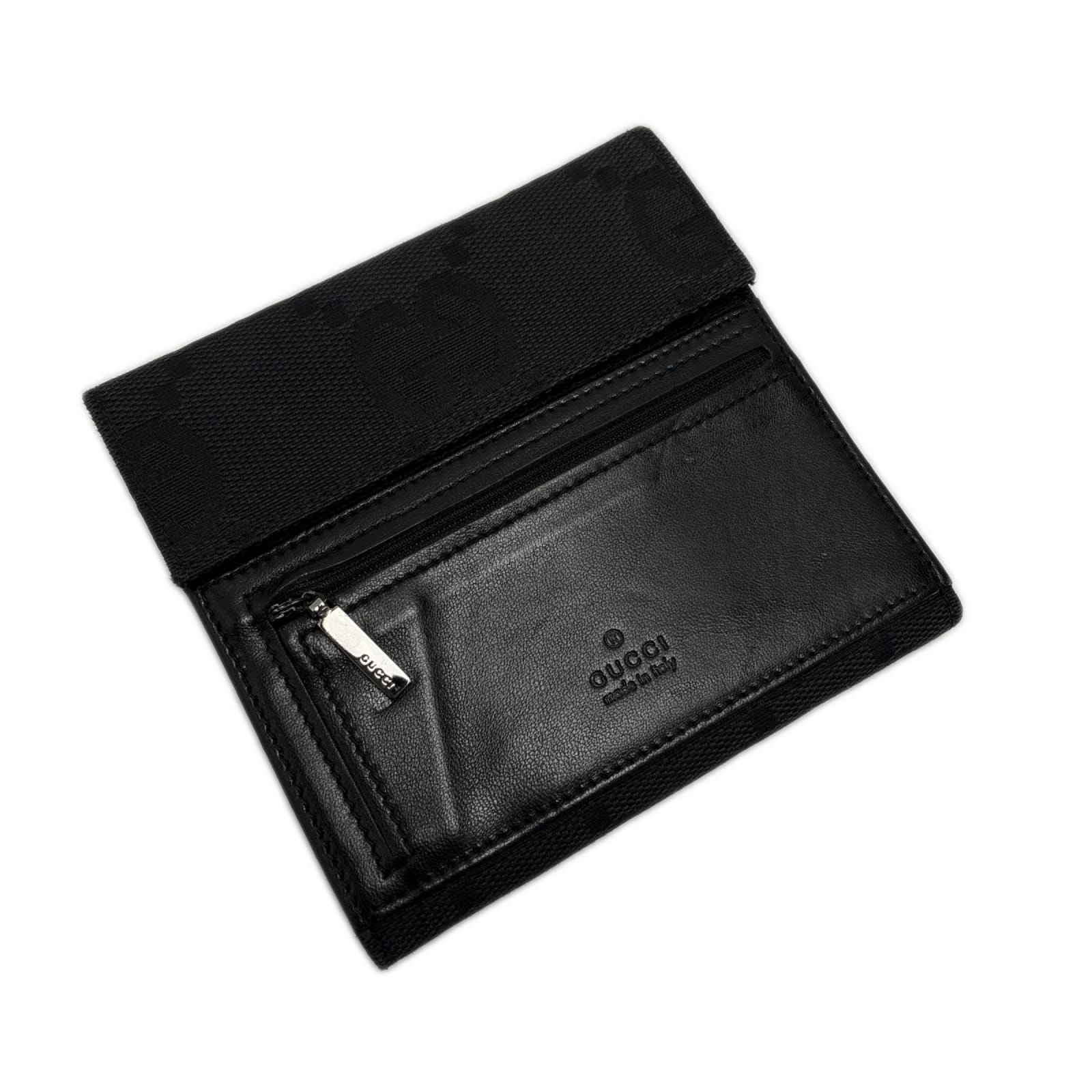 GUCCI グッチ ジャンボGG 2つ折り財布 035.0959.2138 ブラック キャンバス×レザー