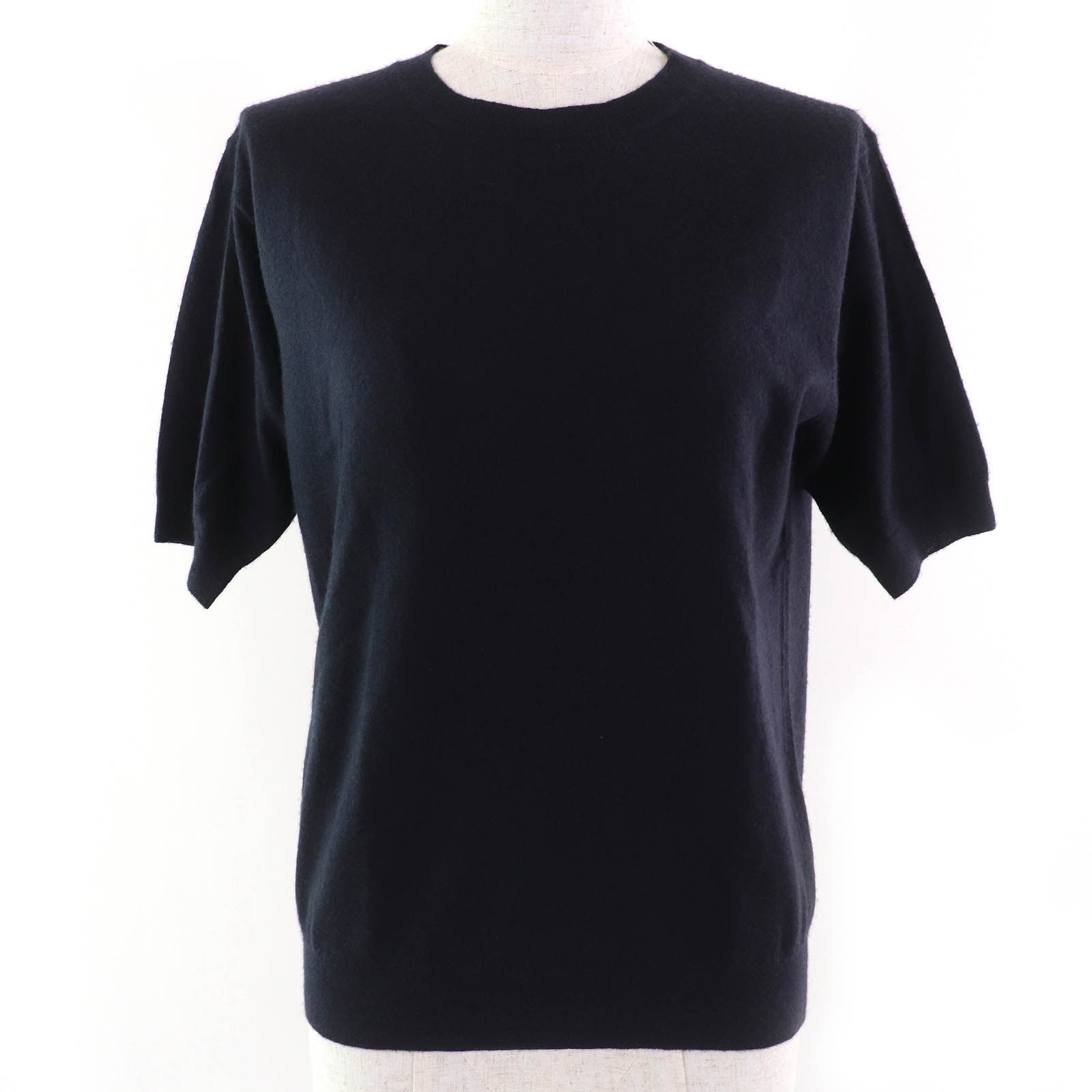 PRADA Women's Cashmere Crewneck Sweater "Navy"