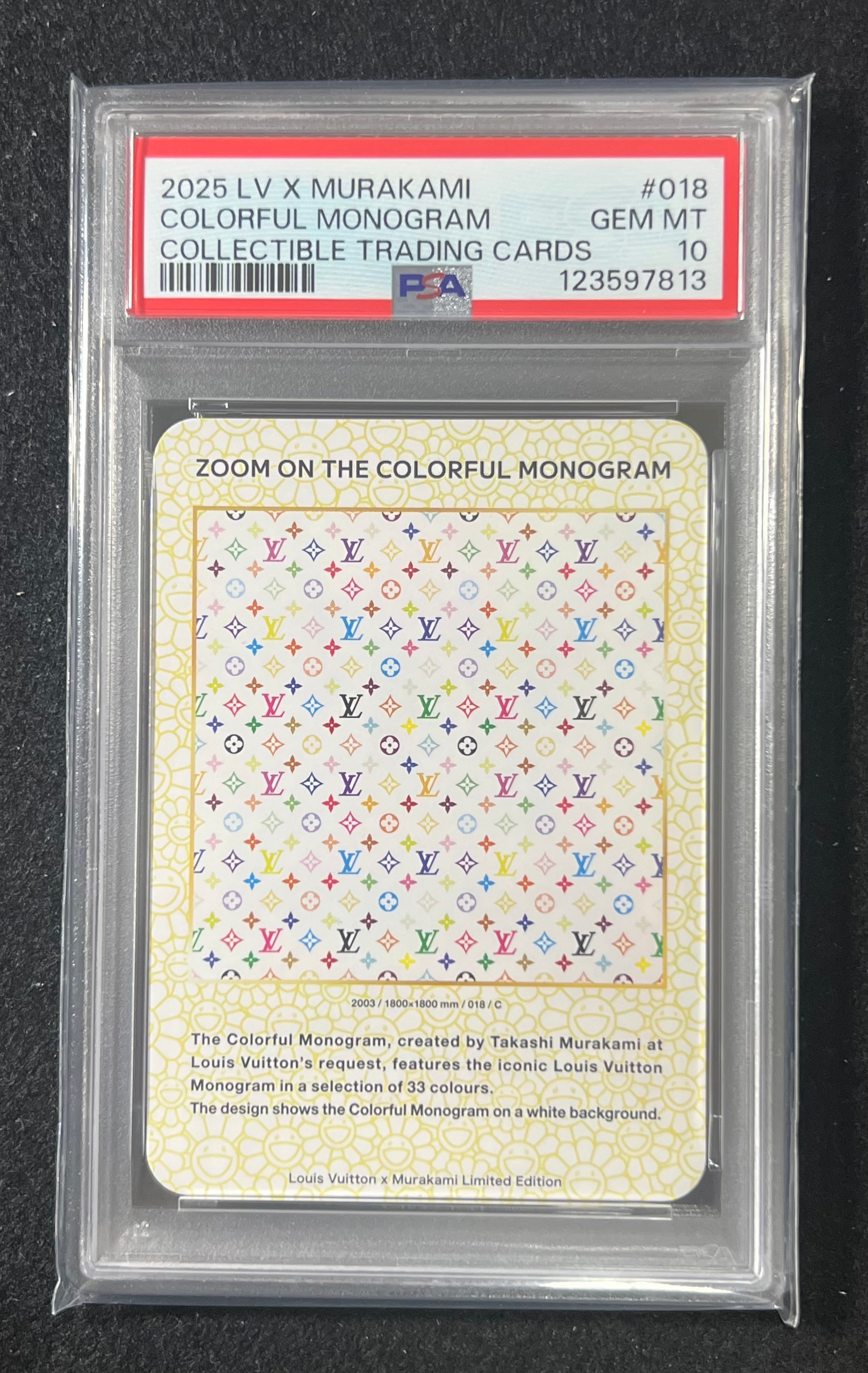 PSA10】ズームオン ザ カラフルモノグラム C [2003 / 018](ルイ